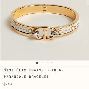 Hermes Clic Chain D’Ancre Bracelet brand NEW in box!